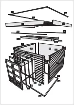 Preview for 3 page of Karibu 72112 Building Instructions