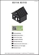 Preview for 1 page of Karibu 93114 Building Instructions