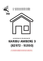 Karibu AMBERG 3 Manual preview