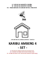 Karibu AMBERG 4 SET Assembly Instructions Manual preview