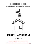 Preview for 1 page of Karibu AMBERG 4 SET Assembly Instructions Manual