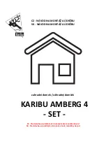 Karibu AMBERG 4 Manual preview