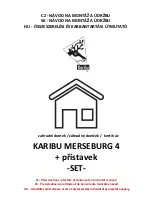 Preview for 1 page of Karibu MERSEBURG 4 Manual