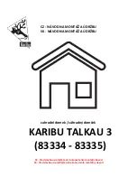 Preview for 1 page of Karibu TALKAU 3 Building Instructions