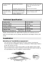 Предварительный просмотр 12 страницы Karinear KNC-D22058 Instruction Manual / Installation Manual