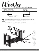 Предварительный просмотр 8 страницы Karla Dubois AYR CONVERTIBLE CRIB Assembly Instructions Manual