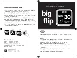 Предварительный просмотр 1 страницы Karlsson big flip Instruction Manual