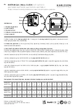 Preview for 3 page of Karlsson DUO CUCKOO Instruction Manual