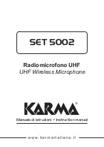 Preview for 1 page of Karma 5002 Instruction Manual