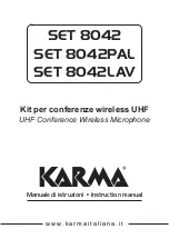 Предварительный просмотр 1 страницы Karma 8042LAV Instruction Manual