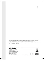 Предварительный просмотр 20 страницы Karma BM 1010 Instruction Manual