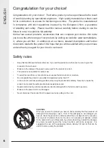 Preview for 6 page of Karma BX 6212LED Instruction Manual