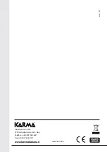 Предварительный просмотр 16 страницы Karma BX 6822 Instruction Manual