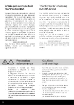 Preview for 2 page of Karma BX 7408A Instruction Manual