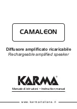 Предварительный просмотр 1 страницы Karma CAMALEON Instruction Manual