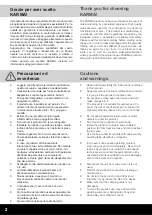 Preview for 2 page of Karma CAMALEON Instruction Manual