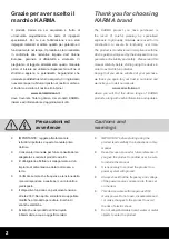 Предварительный просмотр 2 страницы Karma DJ 702L Instruction Manual