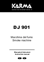 Karma DJ 901 Instruction Manual preview