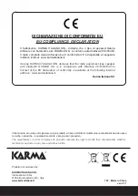 Предварительный просмотр 8 страницы Karma DOUBLE GO Instruction Manual