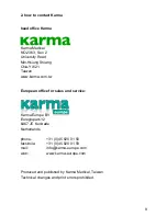 Preview for 9 page of Karma EvO Lectus User Manual