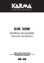 Karma GM 30W Instruction Manual preview