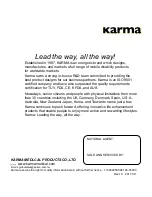 Предварительный просмотр 72 страницы Karma KS-242 Owner'S Manual