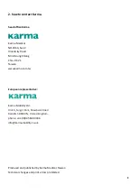 Предварительный просмотр 8 страницы Karma Morgan Series User Manual