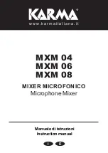 Karma MXM 04 Instruction Manual preview