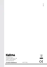 Предварительный просмотр 16 страницы Karma SET 6252A Instruction Manual