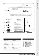 Preview for 3 page of Karma SNOW 1201 Instruction Manual