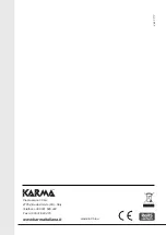 Предварительный просмотр 16 страницы Karma TWR 120 Instruction Manual