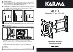 Preview for 1 page of Karma VD 013 Instruction Manual