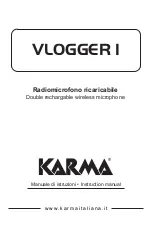 Karma VLOGGER 1 Instruction Manual preview