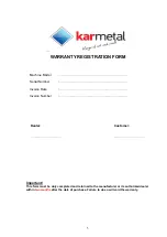 Preview for 5 page of KARMETAL KMT 280 WOS Operation Manual