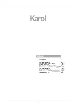 Preview for 3 page of Karol KUT Installation Manual