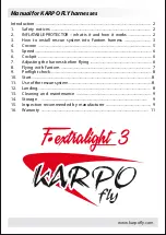 Preview for 2 page of KARPO Fly Fantom Extralight 3 Manual