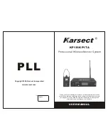 Karsect KP1R User Manual предпросмотр