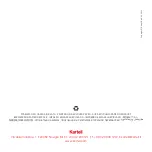 Preview for 48 page of Kartell Mini Planet Manual