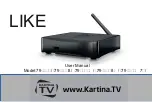 Kartina TV LIKE User Manual preview