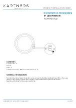 KARTNERS KCM-RD-8LD Installation Manual preview