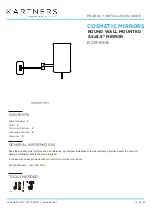 Preview for 1 page of KARTNERS KCM-SS-8 Product Installation Manual