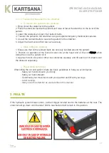 Preview for 29 page of Kartsana Silver TG-1100 Instruction Manual