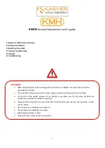 KARVER KMH5 User Manual preview