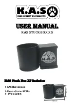 KAS SYSTEM KAS Stuck Box XS User Manual preview