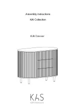 KAS KAI Dresser Assembly Instructions Manual предпросмотр