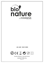 Preview for 20 page of Kasanova bio nature LAN000005 Instruction Manual