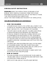 Preview for 8 page of Kasanova HOH000002NOC Instruction Manual