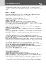 Предварительный просмотр 10 страницы Kasanova IMP000005NOC Instruction Manual