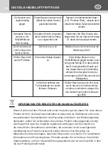 Preview for 24 page of Kasanova LEI003106NOC Instruction Manual