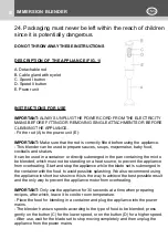 Предварительный просмотр 10 страницы Kasanova MEC000007NOC Instruction Manual